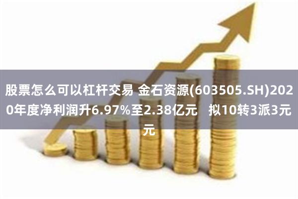 股票怎么可以杠杆交易 金石资源(603505.SH)2020年度净利润升6.97%至2.38亿元   拟10转3派3元